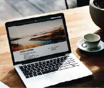 Modernes Website